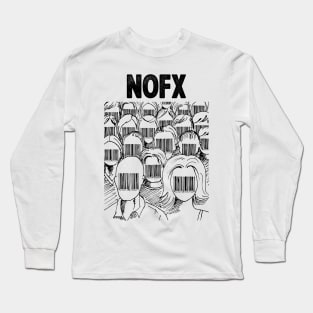 Barcode face NOFX Long Sleeve T-Shirt